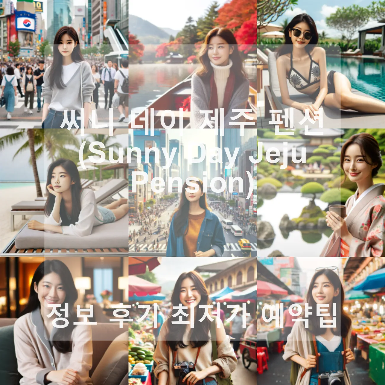 Read more about the article 써니 데이 제주 펜션 정보 후기 최저가 예약팁