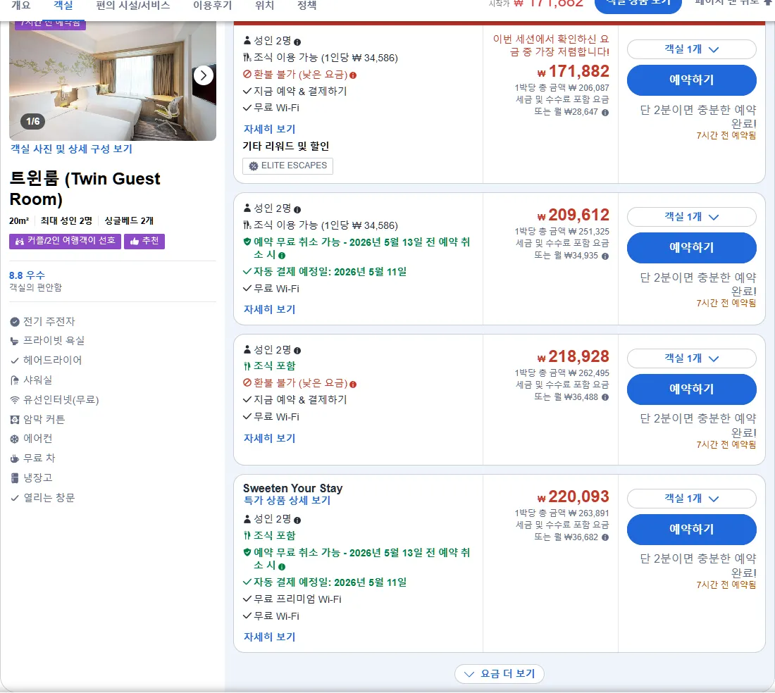 트윈룸 (Twin Room)