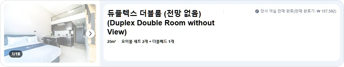 듀플렉스 더블룸